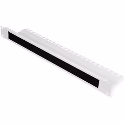 ROLINE 10-inch cable entry, with brush strip 1U grey, Cable duct, Grey, Steel, 1U, 25.4 cm (10"), 483 mm