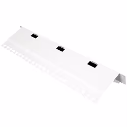 ROLINE 10-inch cable entry, with brush strip 1U grey