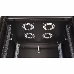 ROLINE 19-inch network cabinet Basic 42 U, 600x600 WxD glass door black