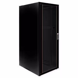 ROLINE 19-inch Network Cabinet Basic 42 U, 800x1000 WxD glass door black, Freestanding rack, 42U, 600 kg, Rack rails, Adjusta ...