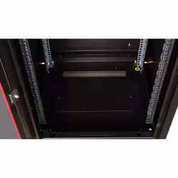 ROLINE 19-inch Network Cabinet Pro 22 U, 600x600 WxD glass door black