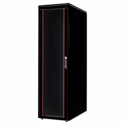 ROLINE 19-inch Network Cabinet Pro 47 U, 600x1000 WxD glass door black, Freestanding rack, 47U, 600 kg, Rack rails, Adjustabl ...