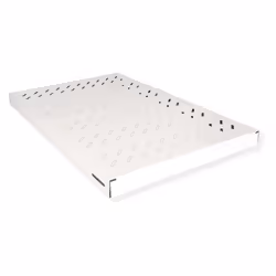 ROLINE 19-inch shelf 1 U, adjustable 770 T 50 kg grey, Rack shelf, Grey, Steel, 50 kg, 1U, 48.3 cm (19")