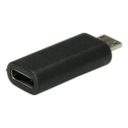 VALUE 12.99.3192 cable gender changer Micro-USB B USB-C Black