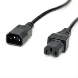VALUE 19.99.1123 power cable Black 3 m C14 coupler C15 coupler