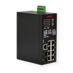 ROLINE 21.13.1137 network switch Managed L2 Gigabit Ethernet (10/100/1000) Power over Ethernet (PoE) Black