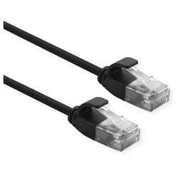 ROLINE 21.15.3952 networking cable Black 0.5 m Cat6a U/UTP (UTP)
