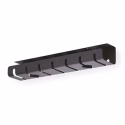 ROLINE 17.03.1303, Cable tray, Desk, Metal, Black