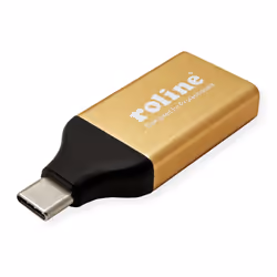 ROLINE 12.03.3232 USB graphics adapter 4096 x 2560 pixels Gold
