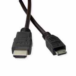 ROLINE 11445580 HDMI cable 2 m HDMI Type A (Standard) HDMI Type C (Mini) Black
