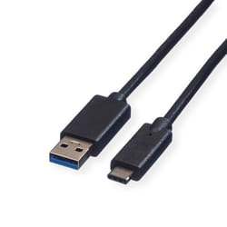 Secomp 11.44.9011 USB cable USB 3.2 Gen 1 (3.1 Gen 1) 1 m USB A USB C Black