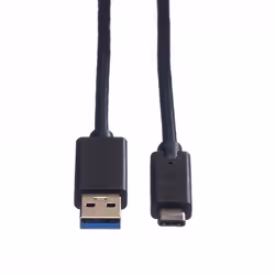 Secomp 11.44.9011 USB cable USB 3.2 Gen 1 (3.1 Gen 1) 1 m USB A USB C Black