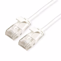 ROLINE GREEN 21.44.0984, 1.5 m, Cat6a, U/UTP (UTP), RJ-45, RJ-45, White