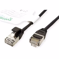 ROLINE GREEN 21.44.3356, 3 m, Cat6a, U/FTP (STP), RJ-45, RJ-45, Black
