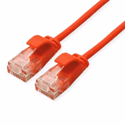 ROLINE GREEN 21.44.3915, 2 m, Cat6a, U/UTP (UTP), RJ-45, RJ-45, Red