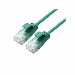 ROLINE GREEN 21.44.3937, 5 m, Cat6a, U/UTP (UTP), RJ-45, RJ-45, Green