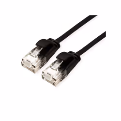 ROLINE GREEN 21.44.3956, 3 m, Cat6a, U/UTP (UTP), RJ-45, RJ-45, Black