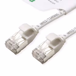 ROLINE GREEN 21.44.1699, 0.3 m, Cat6a, U/FTP (STP), RJ-45, RJ-45, White