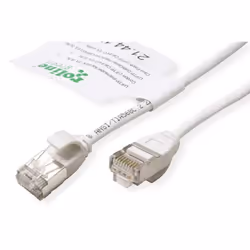 ROLINE GREEN 21.44.1704, 1.5 m, Cat6a, U/FTP (STP), RJ-45, RJ-45, White