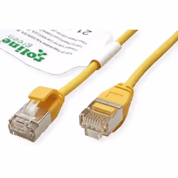 ROLINE GREEN 21.44.3324, 1.5 m, Cat6a, U/FTP (STP), RJ-45, RJ-45, Yellow