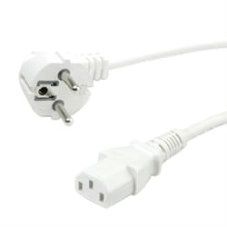 ROLINE GREEN 19.44.1007 power cable White 3 m CEE7/7 IEC C13