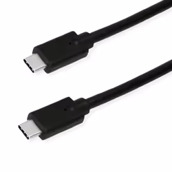 ROLINE 11449070, 0.5 m, USB C, USB C, USB 3.2 Gen 2x2, 20 Gbit/s, Black
