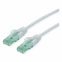 ROLINE Recycled Material 21.45.3100, 0.5 m, Cat6a, U/UTP (UTP), RJ-45, RJ-45, Grey