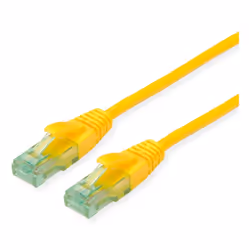 ROLINE Recycled Material 21.45.3124, 1.5 m, Cat6a, U/UTP (UTP), RJ-45, RJ-45, Yellow