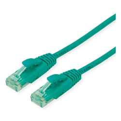ROLINE Recycled Material 21.45.3184 networking cable Green 0.3 m Cat6a U/UTP (UTP)