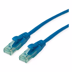 ROLINE Recycled Material 21.45.3142, 2 m, Cat6a, U/UTP (UTP), RJ-45, RJ-45, Blue