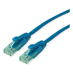 ROLINE Recycled Material 21.45.3142 networking cable Blue 2 m Cat6a U/UTP (UTP)