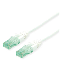 ROLINE Recycled Material 21.45.3160 networking cable White 0.5 m Cat6a U/UTP (UTP)