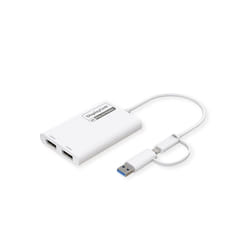 ROLINE 12.03.3207 USB graphics adapter 3840 x 2160 pixels White
