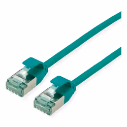 ROLINE Recycled Material 21.45.3334, 1.5 m, Cat6a, U/FTP (STP), RJ-45, RJ-45, Green