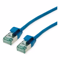 ROLINE Recycled Material 21.45.3344, 1.5 m, Cat6a, U/FTP (STP), RJ-45, RJ-45, Blue