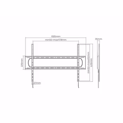 VALUE 17.99.1226 TV mount/stand 3.05 m (120") Black