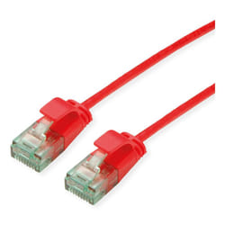 ROLINE Recycled Material 21.45.3412 networking cable Red 0.5 m Cat6a U/UTP (UTP)