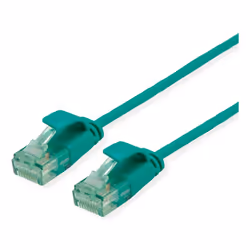 ROLINE Recycled Material 21.45.3431, 0.3 m, Cat6a, U/UTP (UTP), RJ-45, RJ-45, Green