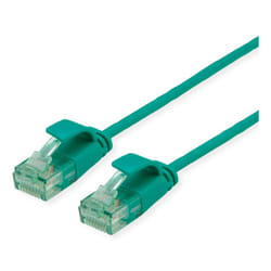 ROLINE Recycled Material 21.45.3431 networking cable Green 0.3 m Cat6a U/UTP (UTP)
