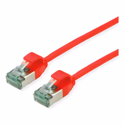 ROLINE Recycled Material 21.45.3314, 1.5 m, Cat6a, U/FTP (STP), RJ-45, RJ-45, Red