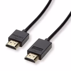 ROLINE 11.04.5912, 2 m, HDMI Type A (Standard), HDMI Type A (Standard), 3840 x 2160 pixels, 3D, Black