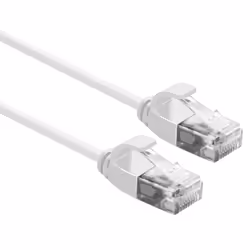 ROLINE 21.15.0981, 1 m, Cat6a, U/UTP (UTP), RJ-45, RJ-45, White