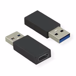VALUE Adapter, USB 3.2 Gen 1, Type A - C, M/F USB Type A USB Type C Black