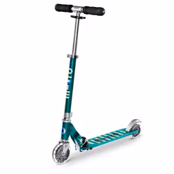 Micro Mobility Sprite LED Petrol Stripe, Kids, Classic scooter, Boy/Girl, Asphalt, 100 kg, 2 wheel(s)