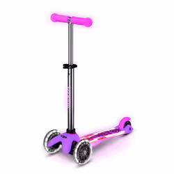 Micro Mobility Mini Micro Deluxe Glow LED Plus, Kids, Three wheel scooter, Any gender, Asphalt, 50 kg, 3 wheel(s)