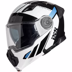IXS Venture 1.0 Helmet, black-white-blue, Size 2XL for Men