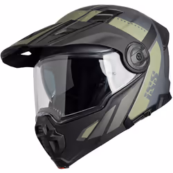 IXS Venture 1.0 Helmet, black-grey-green, Size L for Men