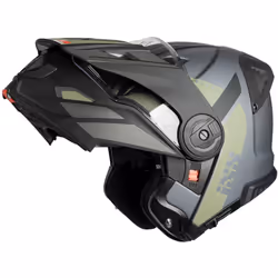 IXS Venture 1.0 Helmet, black-grey-green, Size M for Men