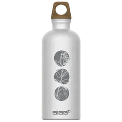 Aluminium Water Bottle Abstract Silver Motif 100% Recyled Eco Friendly