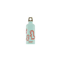 - Aluminium Kids Water Bottle - Traveller MyPlanet Recyclosaurus - Suitable For Carbonated Beverages - Leakproof - Lightweight - BPA Free - Climate